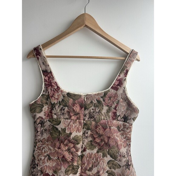 Alter’d State Floral Tapestry Mini Dress Cottage Core Size M - Picture 6 of 8